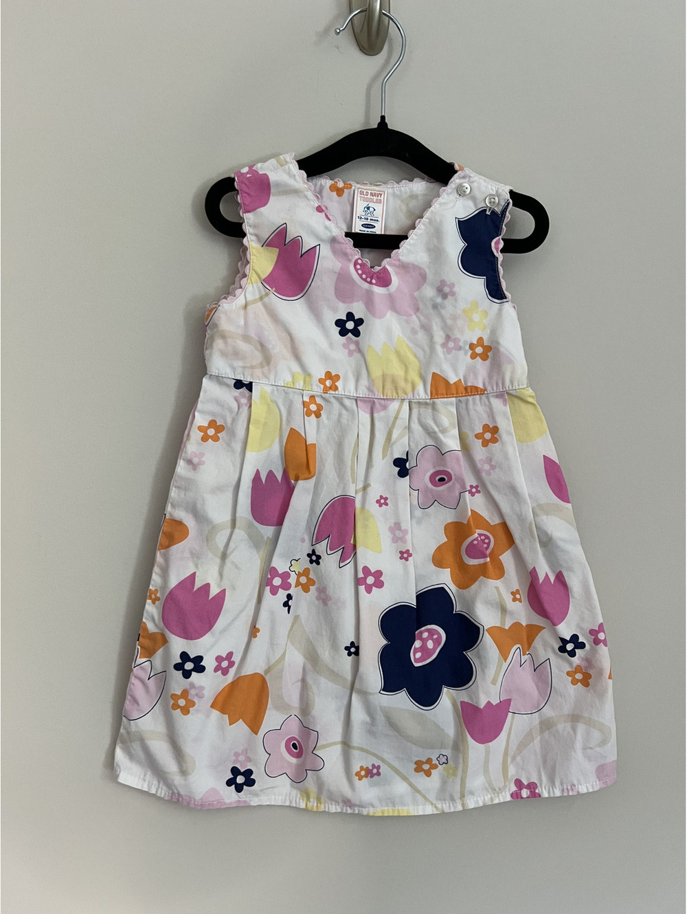 Vintage Y2K Old Navy 2004 AOP Floral Detail Dress